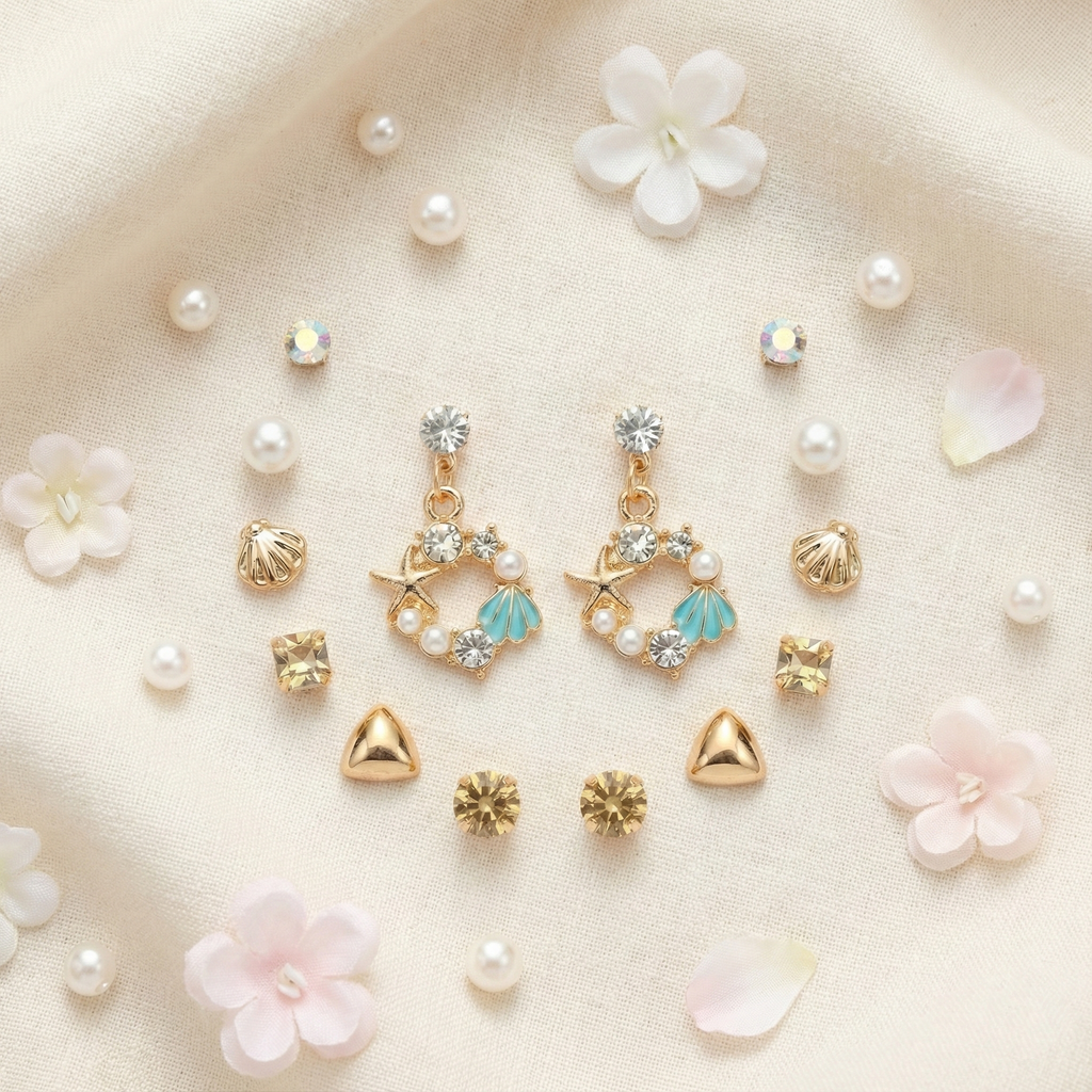 The Mermaid Core Earrings