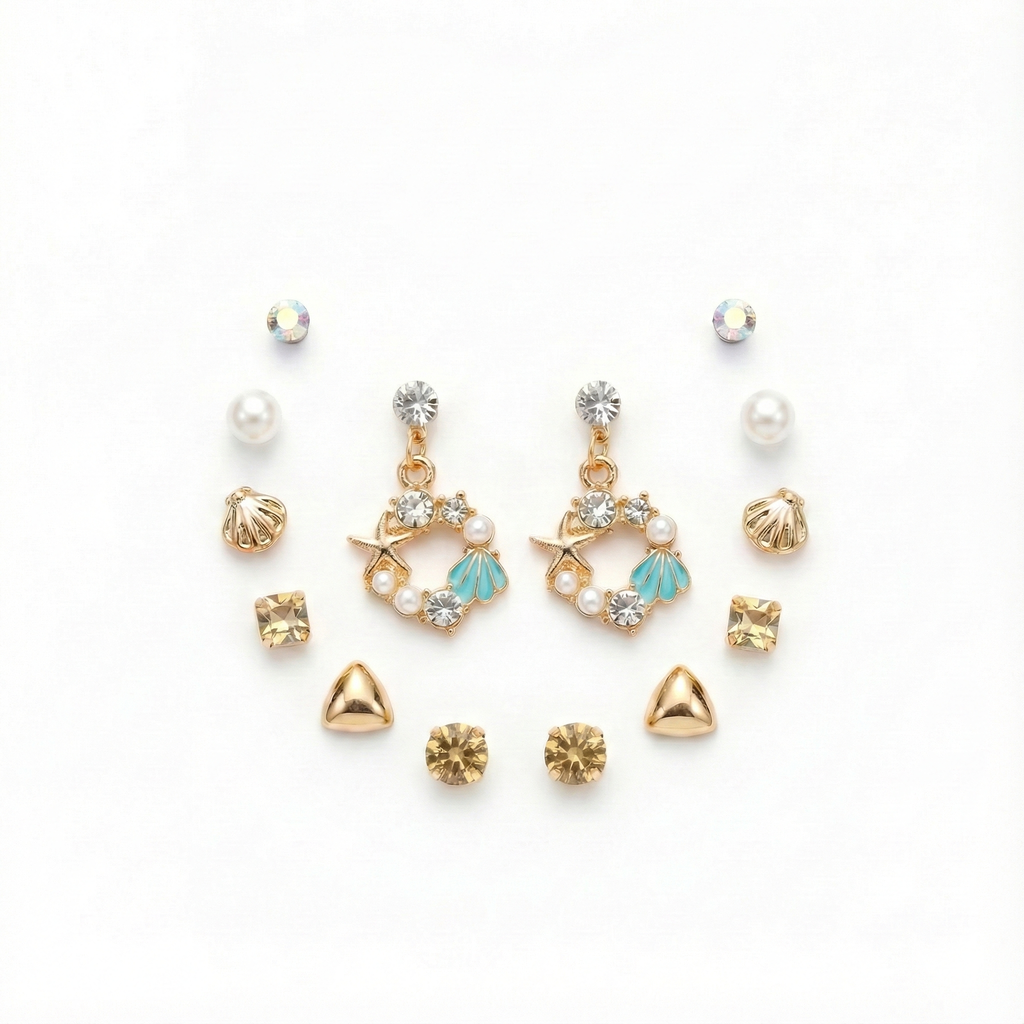 The Mermaid Core Earrings