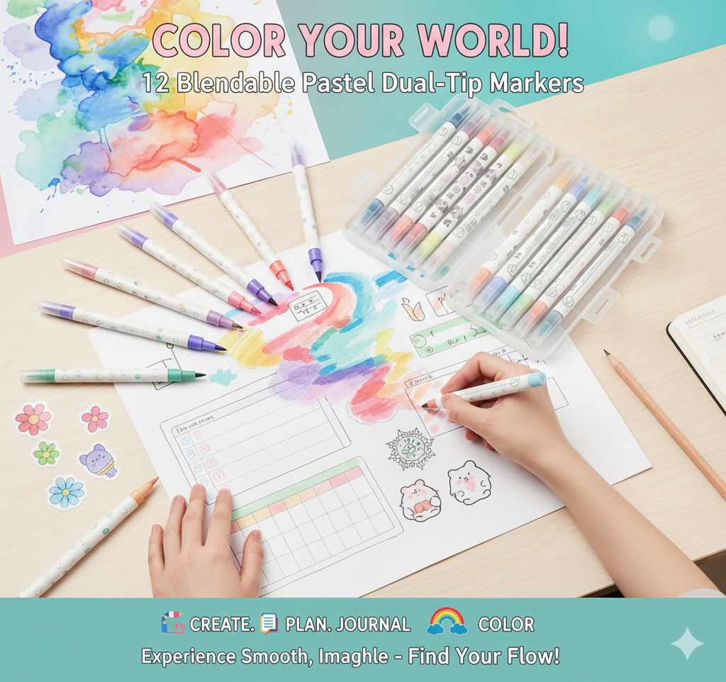 The Color Burst Creative Stationery Box