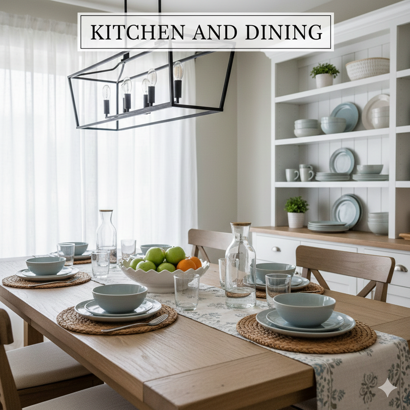 Kitchen and dining