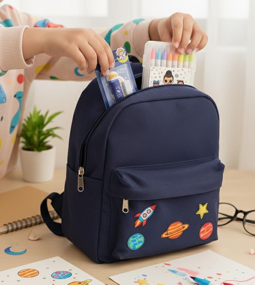 Dual-Tip Marker & Push-Pull Eraser Combo